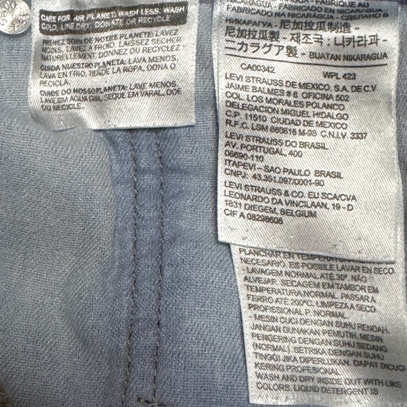 Levi’s Mens 505 Vintage Blue Denim Jeans 90s Sz 36x34 - Picture 4 of 7